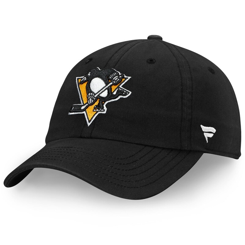 Pittsburgh Penguins - Kšiltovka "Core Primary Logo" - černá, nastavitelná