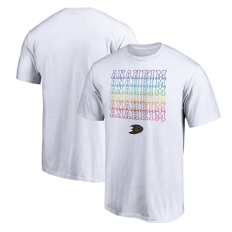 Anaheim Ducks - Tričko "City Pride" - bílé