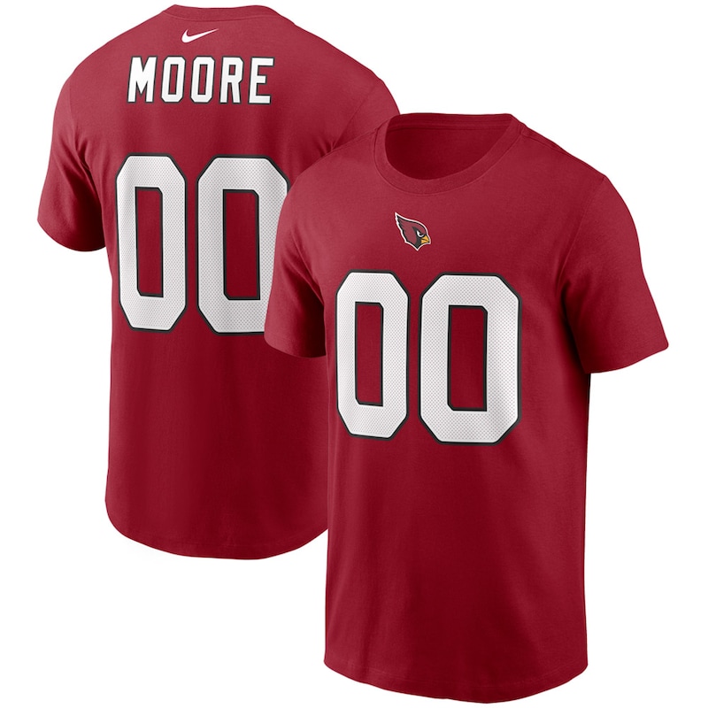 Arizona Cardinals - Tričko "Name & Number" - červené, 2021, výběr v draftu, Rondale Moore