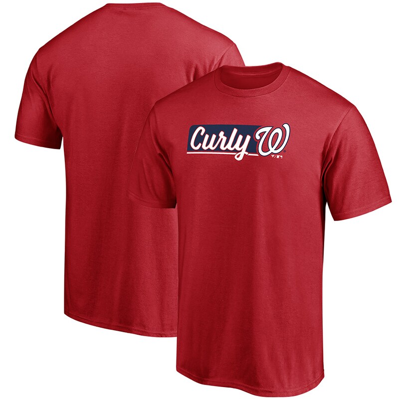 Washington Nationals - Tričko "Curly W Local" - červené