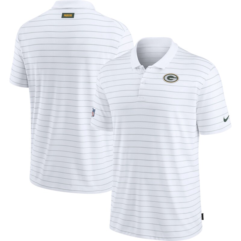 Green Bay Packers - Tričko s límečkem "Victory Coaches" - bílé, sideline