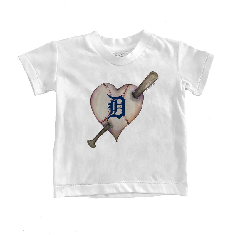 Detroit Tigers - Tričko "Heart Bat" dětské - bílé