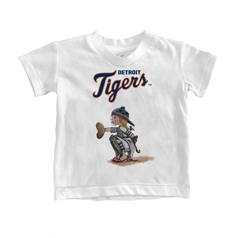Detroit Tigers - Tričko "Kate the Catcher" dětské - bílé