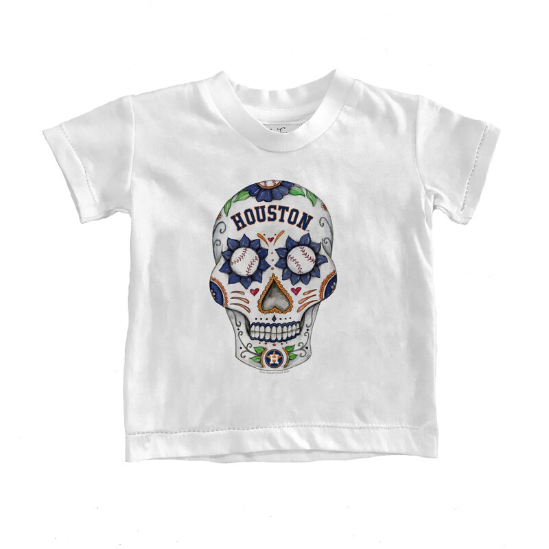 Houston Astros - Tričko "Sugar Skull" dětské - bílé