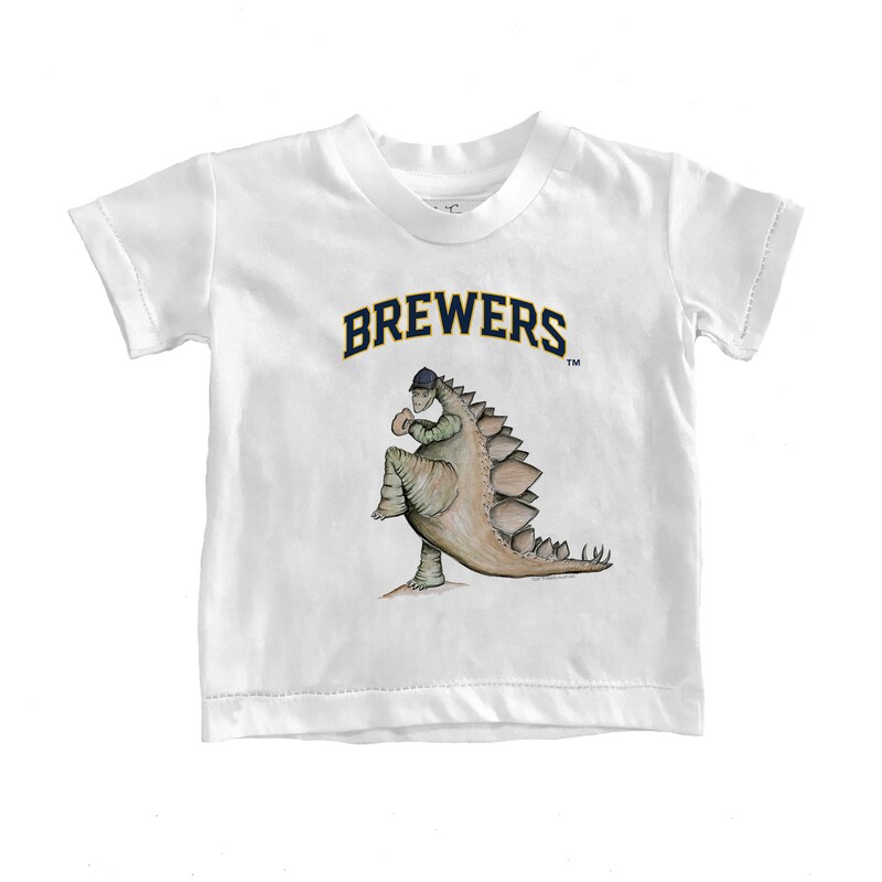 Milwaukee Brewers - Tričko "Stega" dětské - bílé