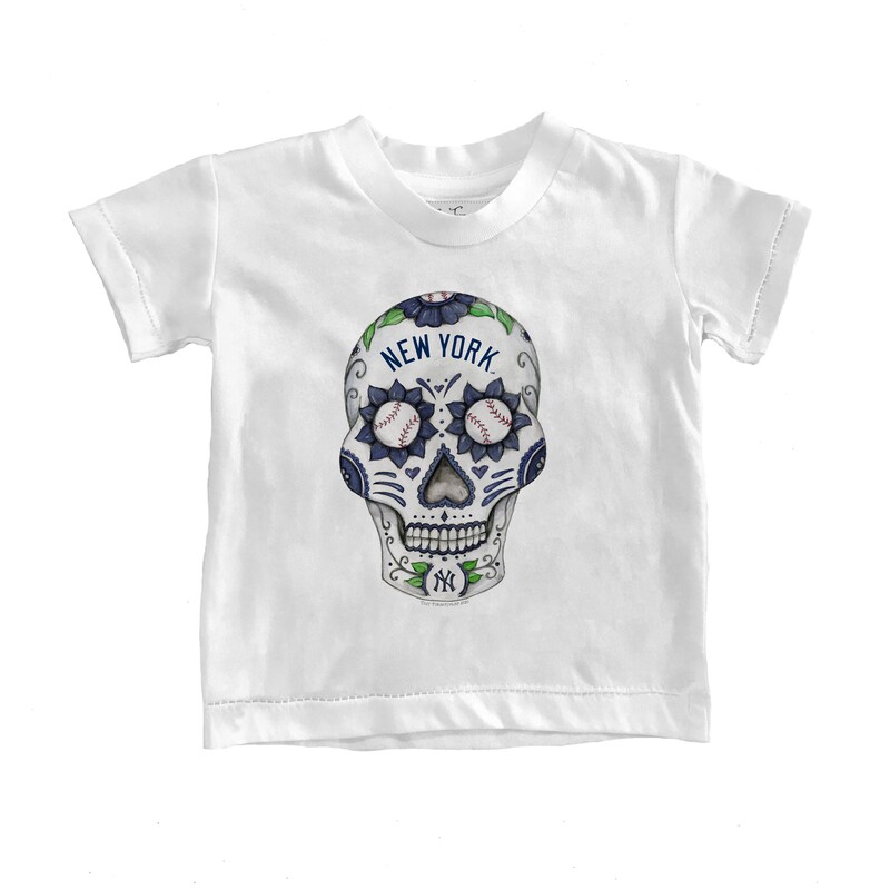 New York Yankees - Tričko "Sugar Skull" dětské - bílé