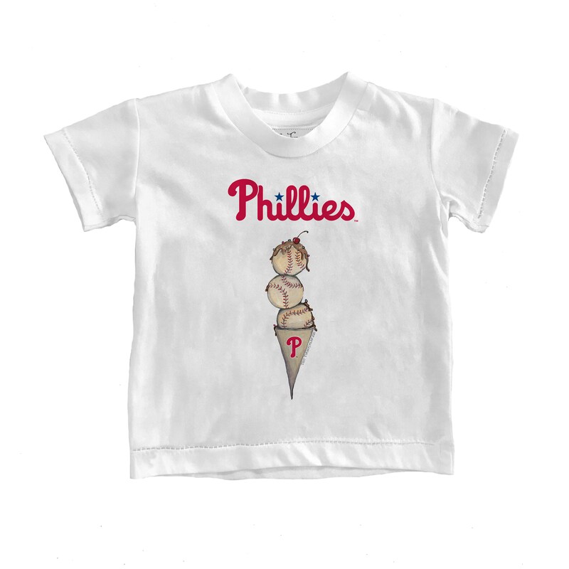 Philadelphia Phillies - Tričko "Triple Scoop" dětské - bílé