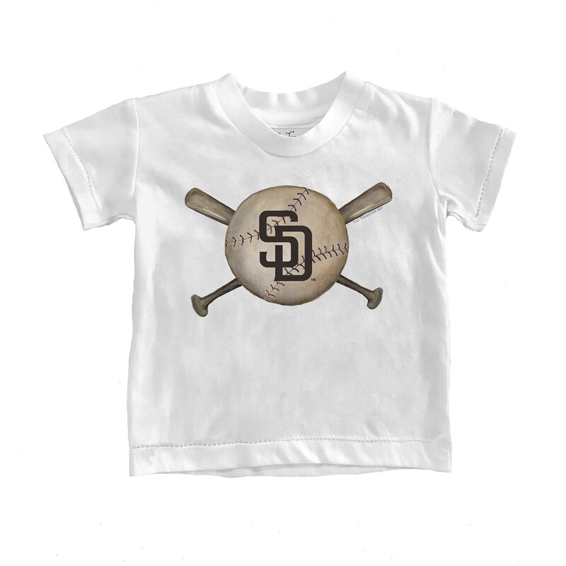 San Diego Padres - Tričko "Baseball Crossbats" dětské - bílé