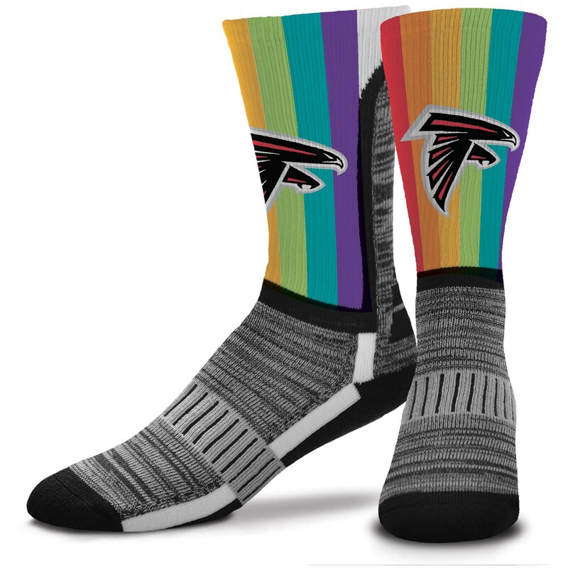 Atlanta Falcons - Ponožky "V Curve Pride Rainbow"