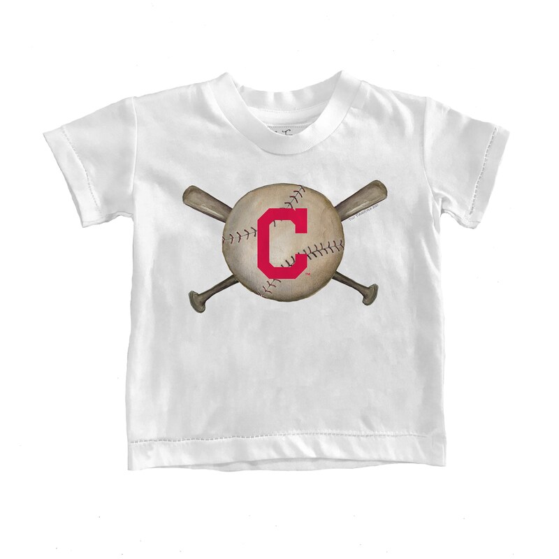Cleveland Indians - Tričko "Baseball Crossbats" pro batolata - bílé