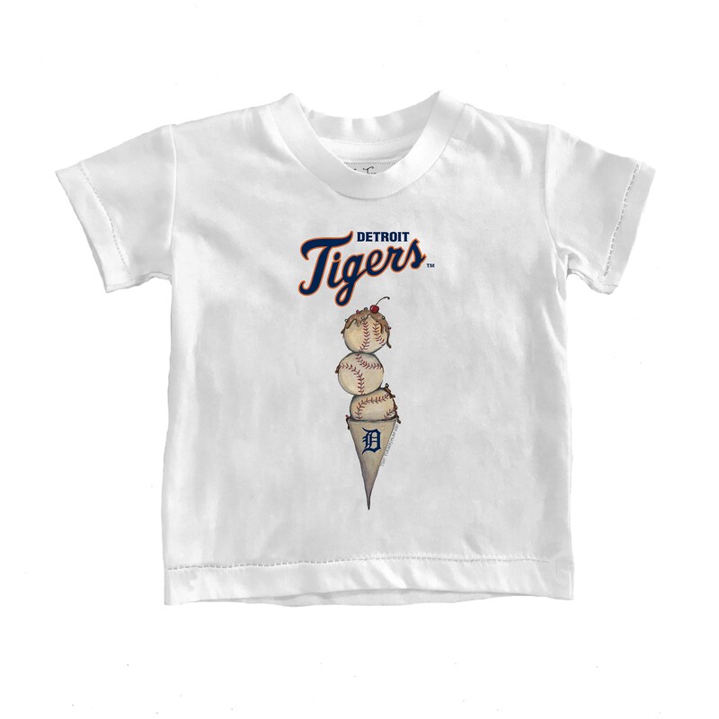 Detroit Tigers - Tričko "Triple Scoop" pro nemluvňata - bílé