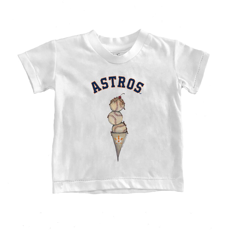Houston Astros - Tričko "Triple Scoop" pro batolata - bílé