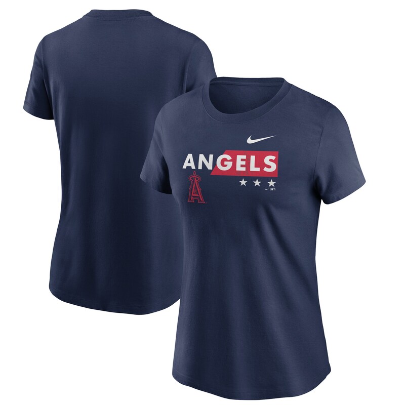 Los Angeles Angels of Anaheim - Tričko "Americana" dámské - námořnická modř