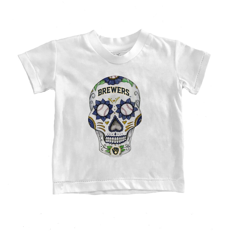 Milwaukee Brewers - Tričko "Sugar Skull" pro nemluvňata - bílé