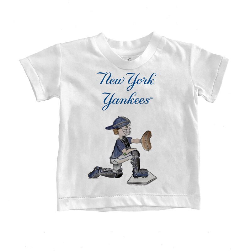 New York Yankees - Tričko "Caleb the Catcher" pro batolata - bílé