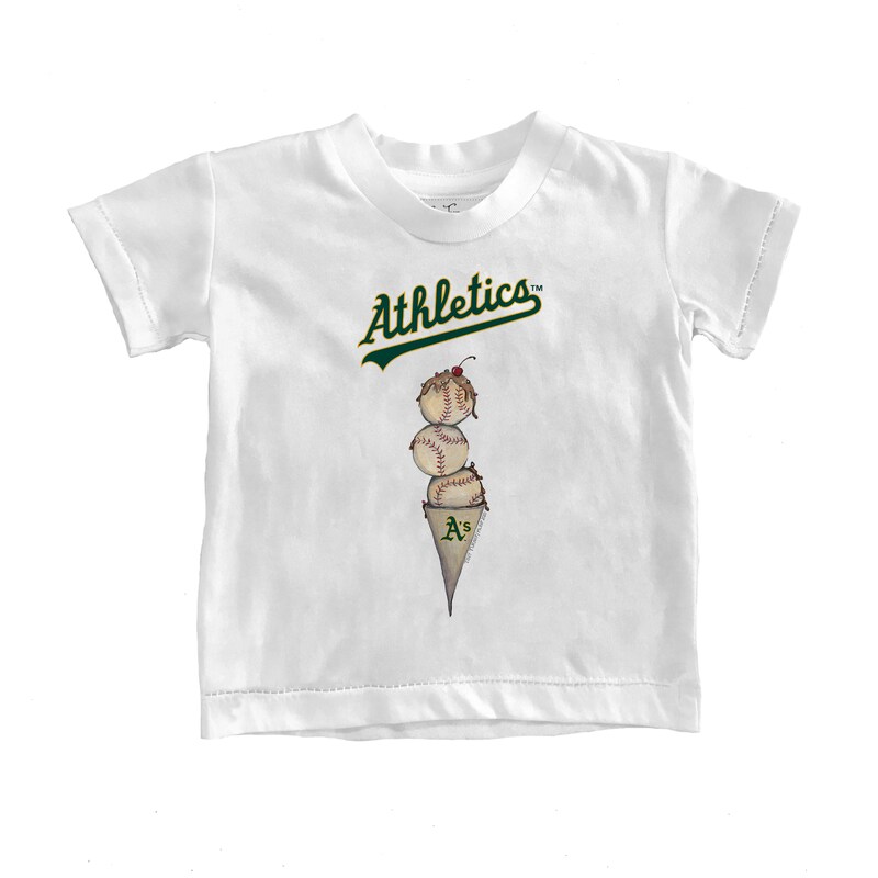 Oakland Athletics - Tričko "Triple Scoop" pro nemluvňata - bílé