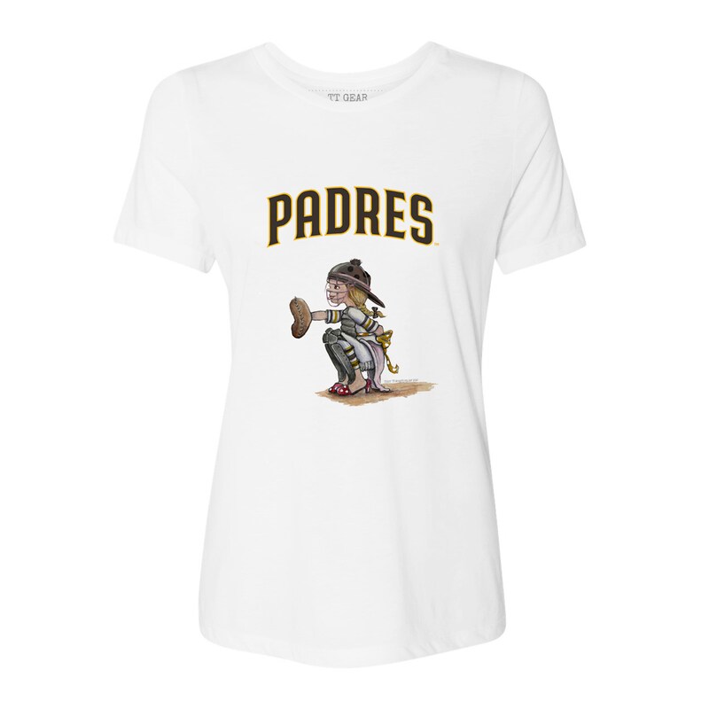 San Diego Padres - Tričko "Kate the Catcher" dámské - bílé