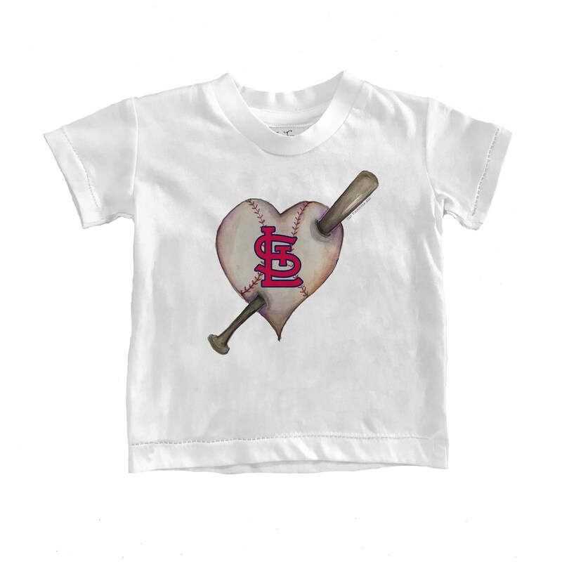 St. Louis Cardinals - Tričko "Heart Bat" pro batolata - bílé