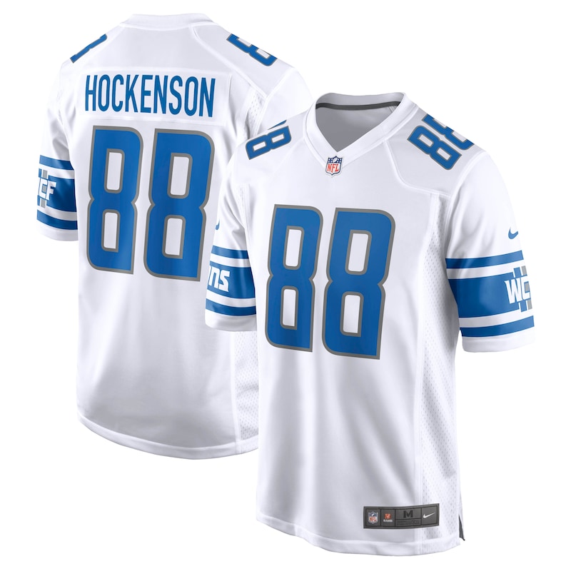 Detroit Lions - Dres fotbalový - bílý, T.J. Hockenson