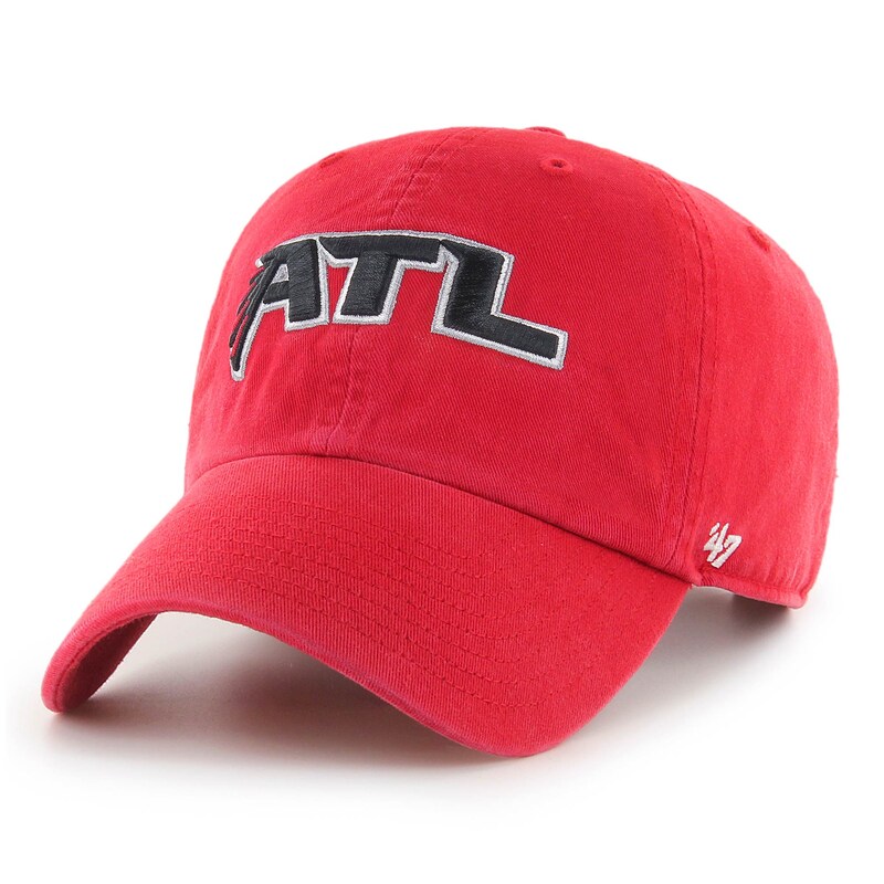 Atlanta Falcons - Kšiltovka "Clean Up" - třetí sada, červená, nastavitelná