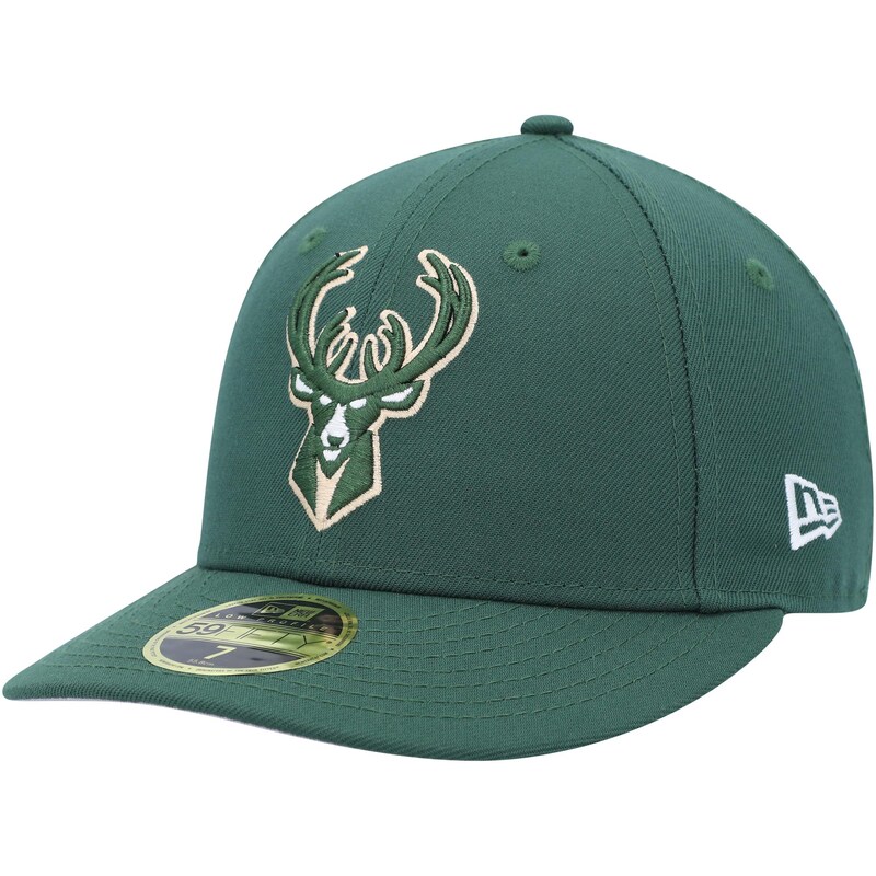 Milwaukee Bucks - Kšiltovka 59FIFTY pevná - nižší profil, zelená