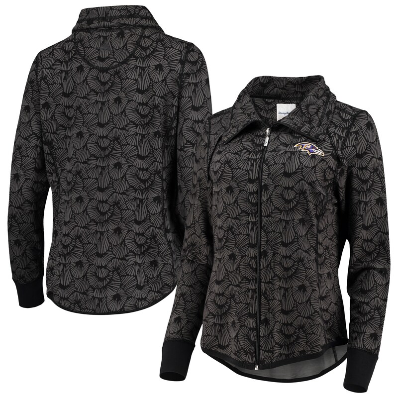 Baltimore Ravens - Mikina "Shell We Dance" dámská - tri-blend, černá, na zip