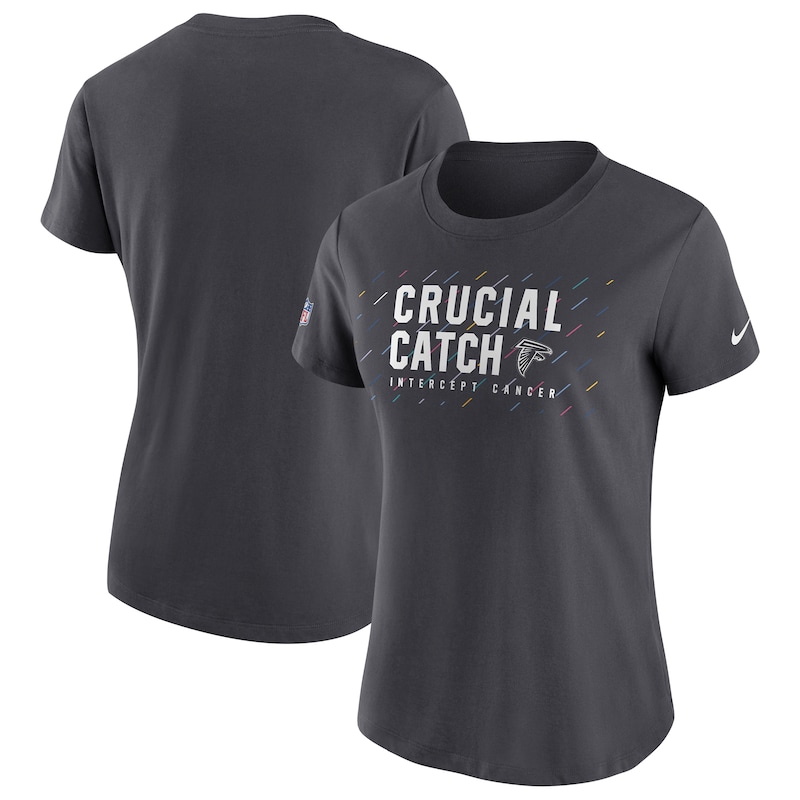 Atlanta Falcons - Tričko "Crucial Catch Performance" dámské - šedé, 2021