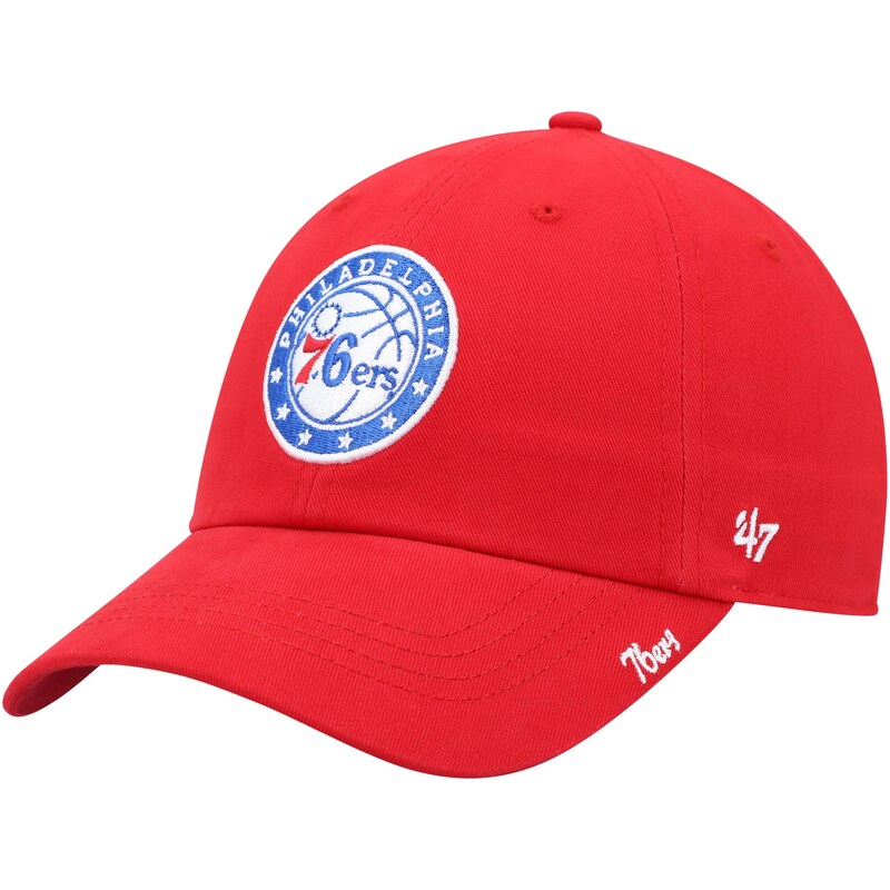 Philadelphia 76ers - Kšiltovka "Miata Clean Up Logo" dámská - červená, nastavitelná