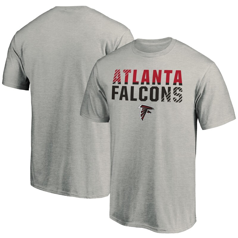 Atlanta Falcons - Tričko "Fade Out" - šedé, žíhané