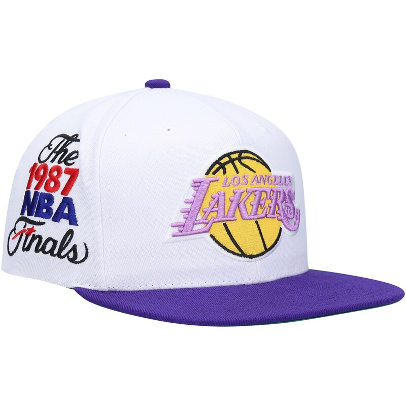Los Angeles Lakers - Kšiltovka "Finals XL" - 1987, bílofialová, snapback, Hardwood Classics