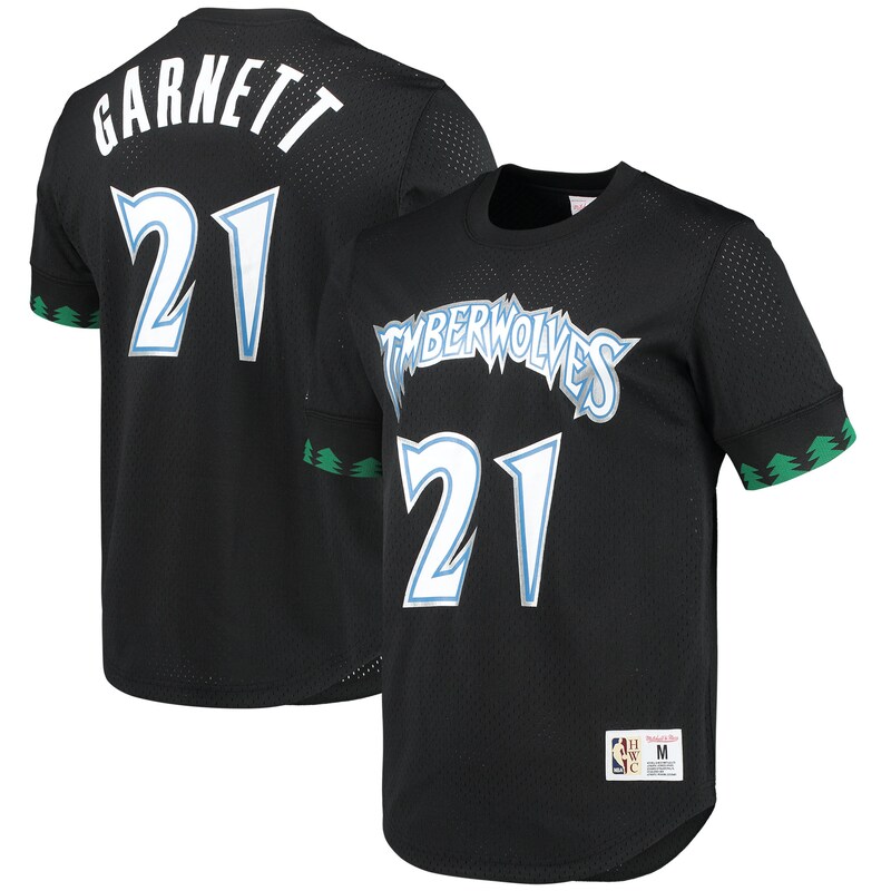Minnesota Timberwolves - Tričko "Name & Number" - 1997, Kevin Garnett, černé