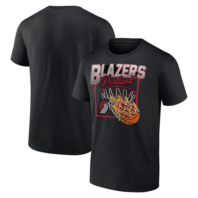 Portland Trail Blazers - Tričko "Alley Oop" - černé