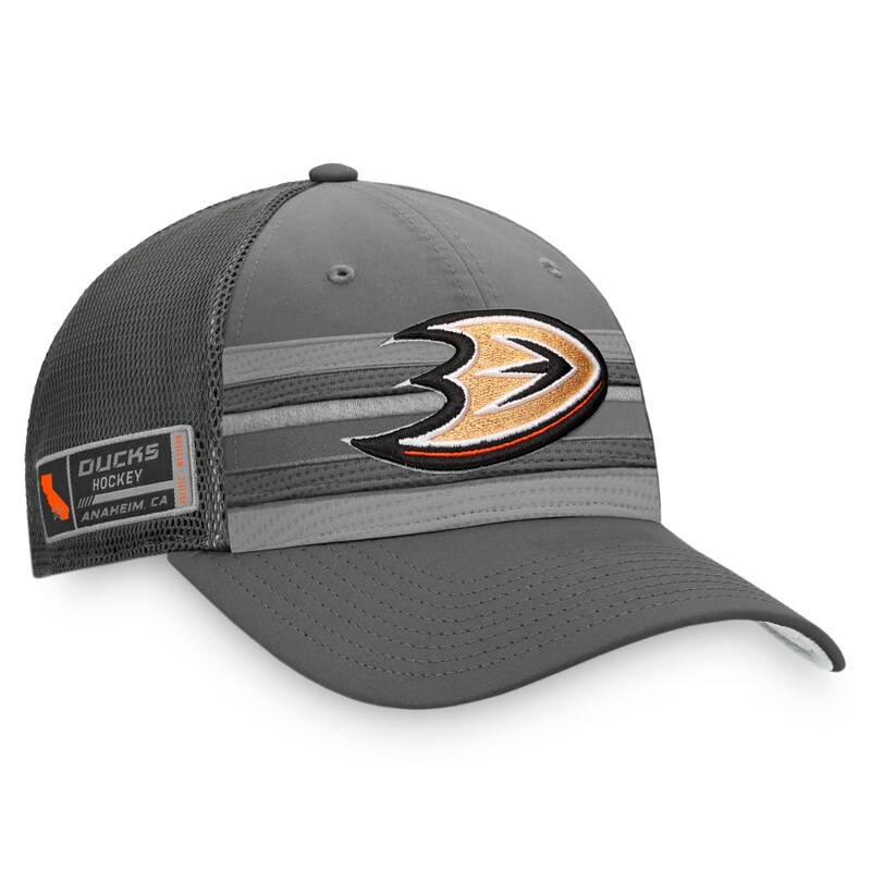 Anaheim Ducks - Kšiltovka "Ice" - tmavě šedá, domácí, snapback