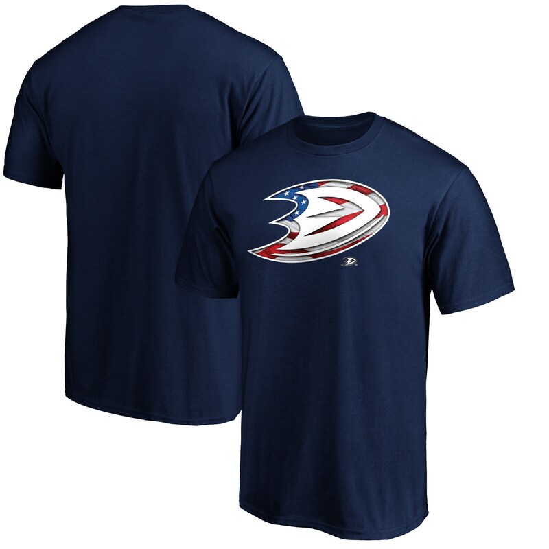 Anaheim Ducks - Tričko "Banner Wave Premium" - námořnická modř