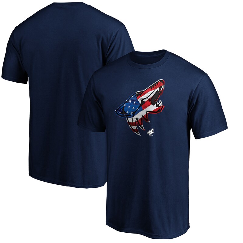 Arizona Coyotes - Tričko "Banner Wave Premium" - námořnická modř