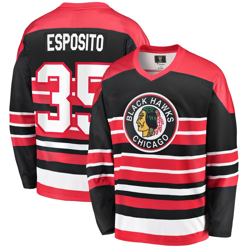 Chicago Blackhawks - Dres hokejový "Premier" - Tony Esposito, bývalý hráč, červený
