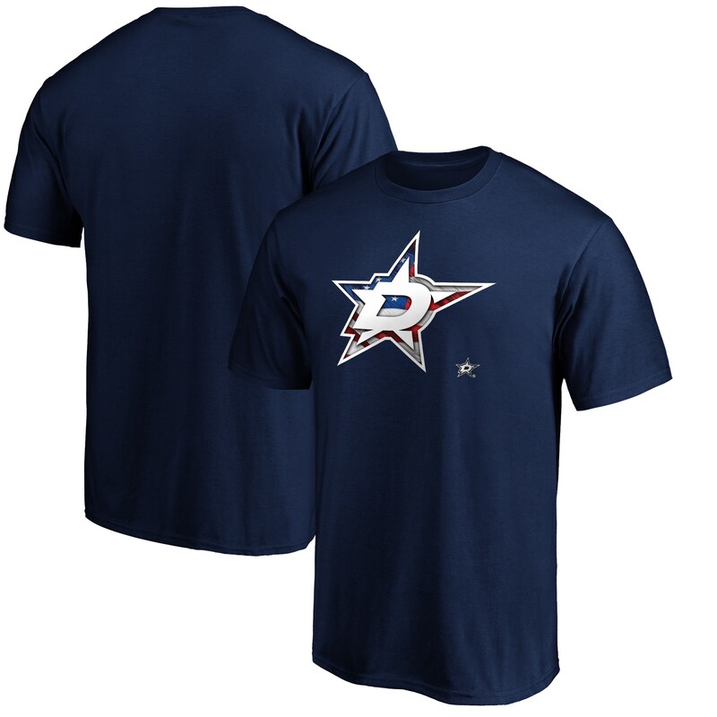 Dallas Stars - Tričko "Banner Wave Premium" - námořnická modř