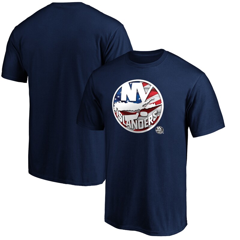New York Islanders - Tričko "Banner Wave Premium" - námořnická modř
