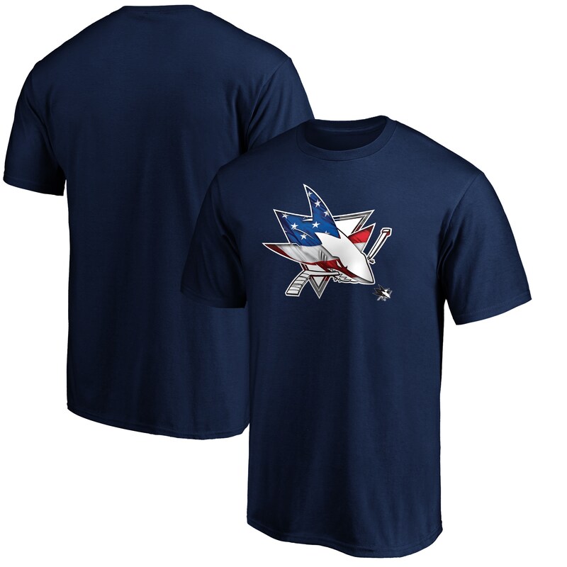 San Jose Sharks - Tričko "Banner Wave Premium" - námořnická modř