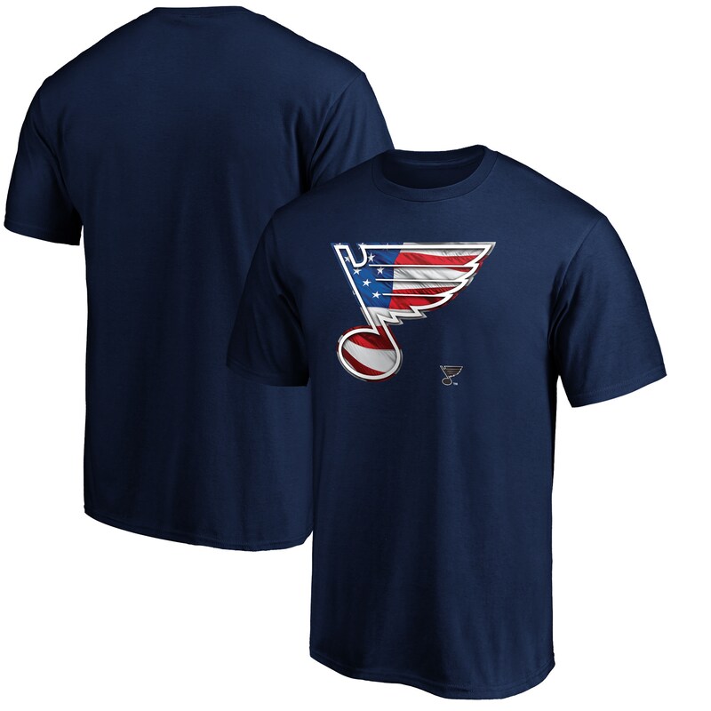 St. Louis Blues - Tričko "Banner Wave Premium" - námořnická modř