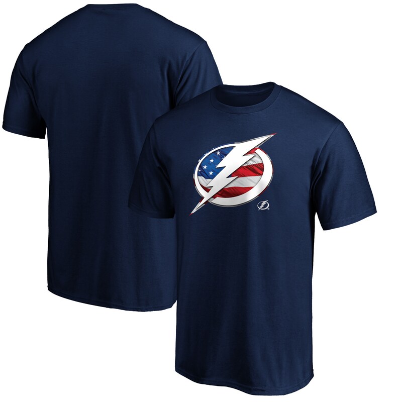 Tampa Bay Lightning - Tričko "Banner Wave Premium" - námořnická modř