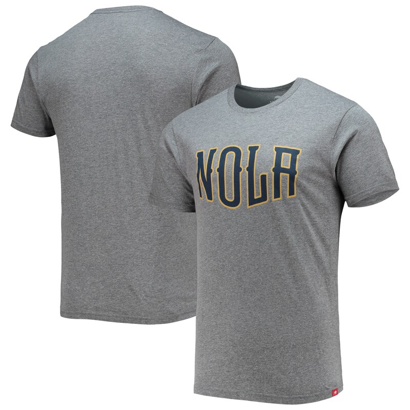 New Orleans Pelicans - Tričko "NOLA Comfy" - tri-blend, šedé