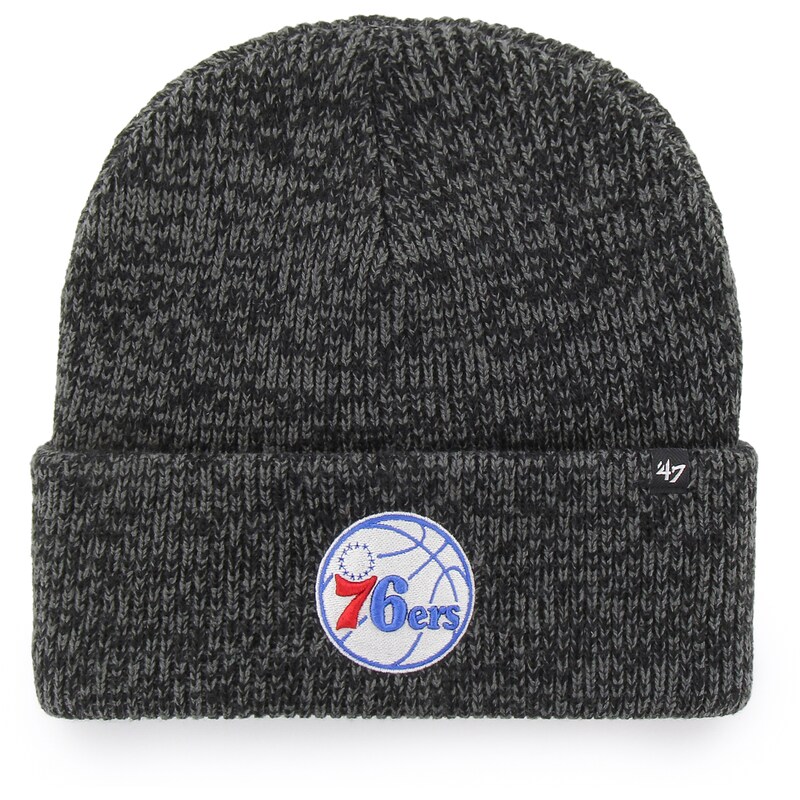 Philadelphia 76ers - Čepice zimní "Brain Freeze" - černá, lemovaná
