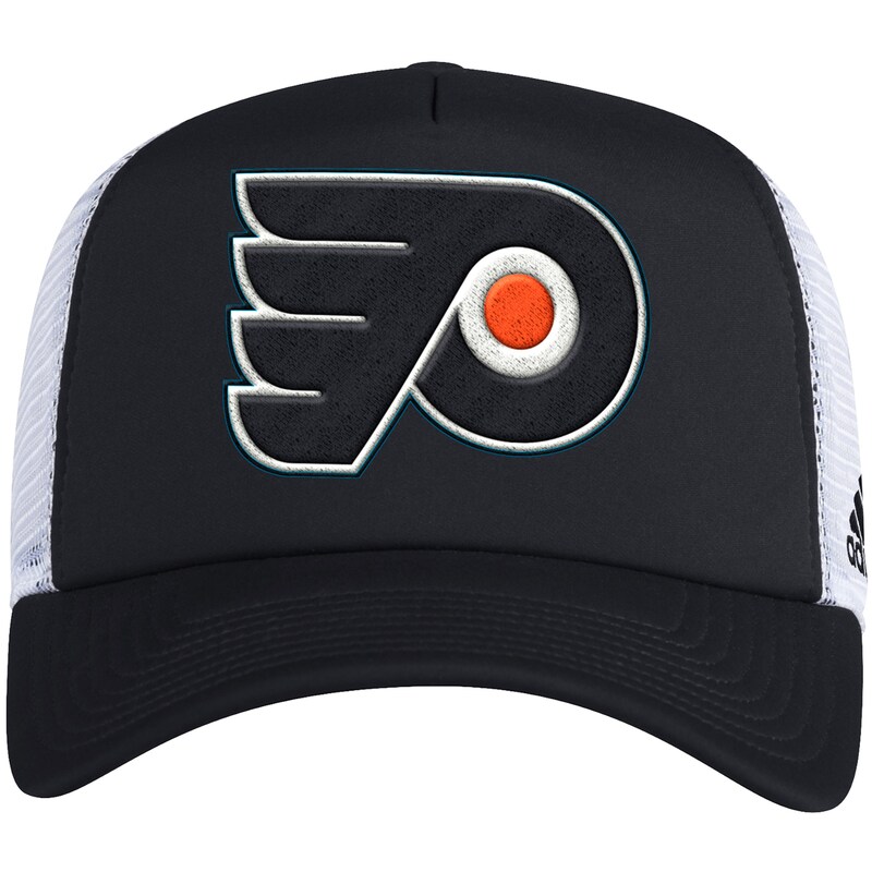 Philadelphia Flyers - Kšiltovka "Trucker" - černobílá, snapback, pěnová