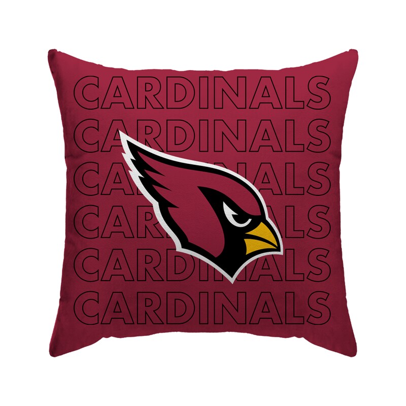 Arizona Cardinals - Polštář "Echo Poly Span Décor" (46x46 cm) - s nápisem