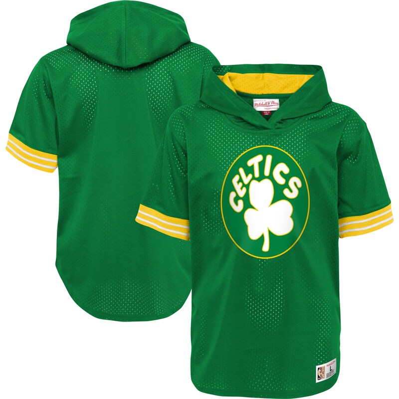 Boston Celtics - Tričko s kapucí "Unbeaten" dětské - zelené, Hardwood Classics