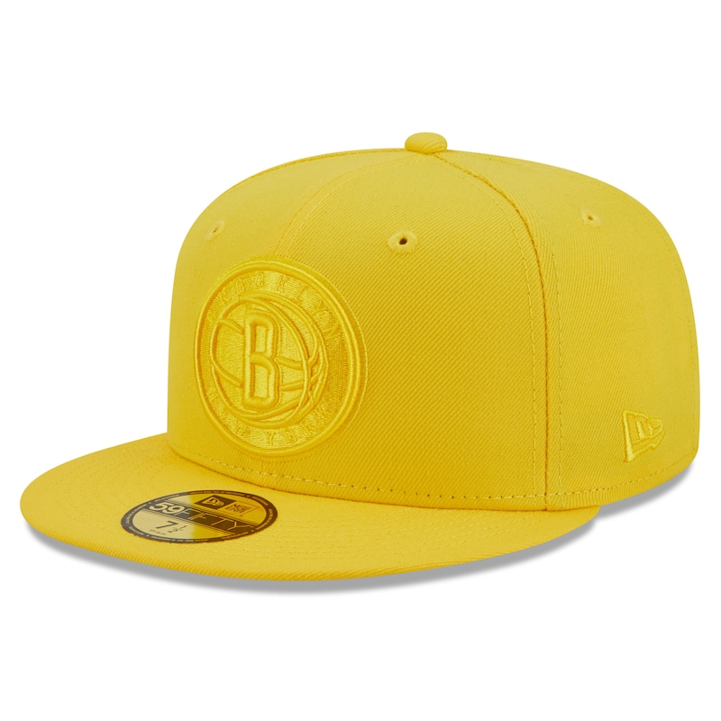 Brooklyn Nets - Kšiltovka 59FIFTY pevná "Color Pack" - žlutá