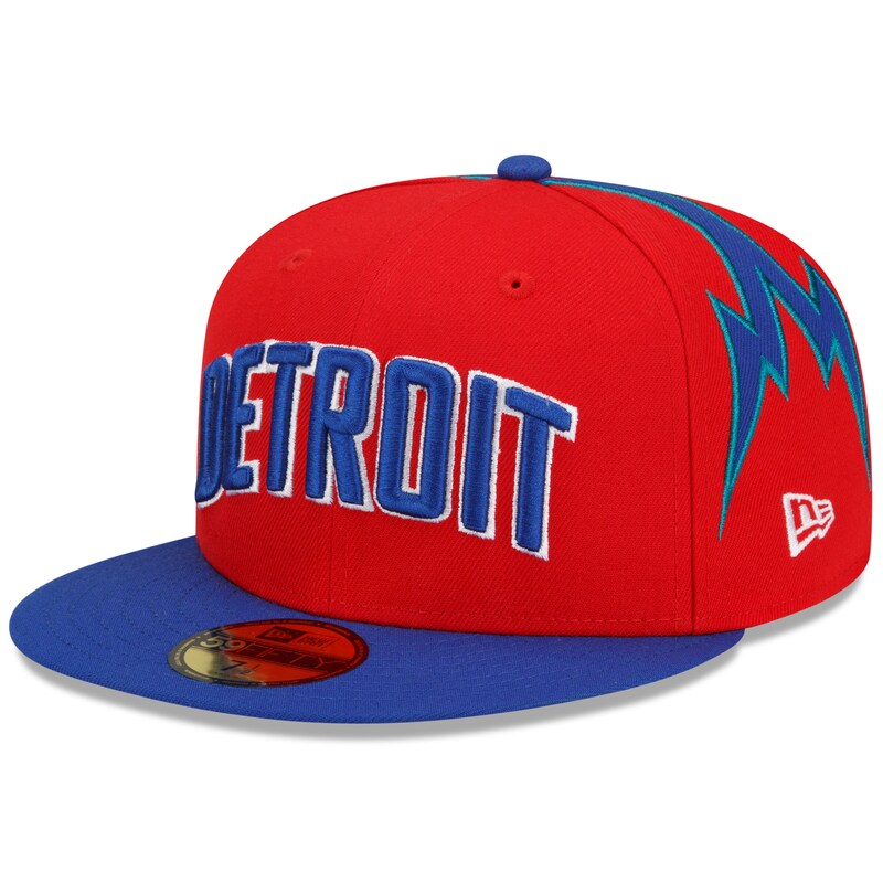 Detroit Pistons - Kšiltovka 59FIFTY pevná "City Edition" - sezóna 2021/22, modročervená, oficiální, edice City