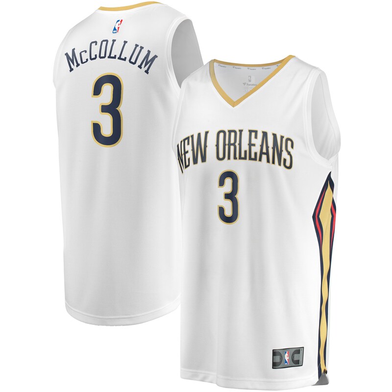 New Orleans Pelicans - Dres basketbalový "Fast Break" - sezóna 2021/22, edice association, bílý, C.J. McCollum