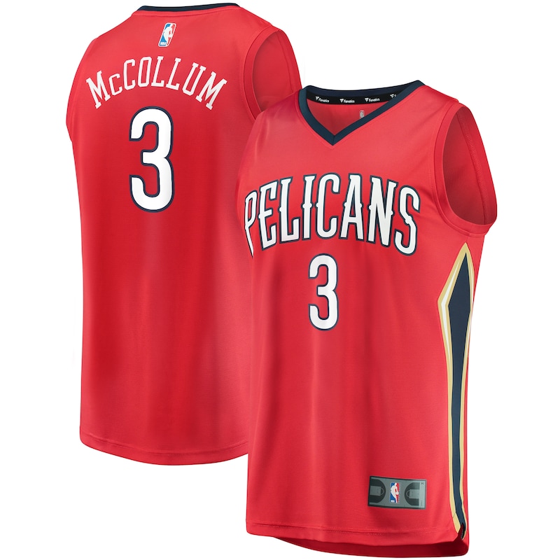 New Orleans Pelicans - Dres basketbalový "Fast Break" - sezóna 2021/22, C.J. McCollum, edice statement, červený